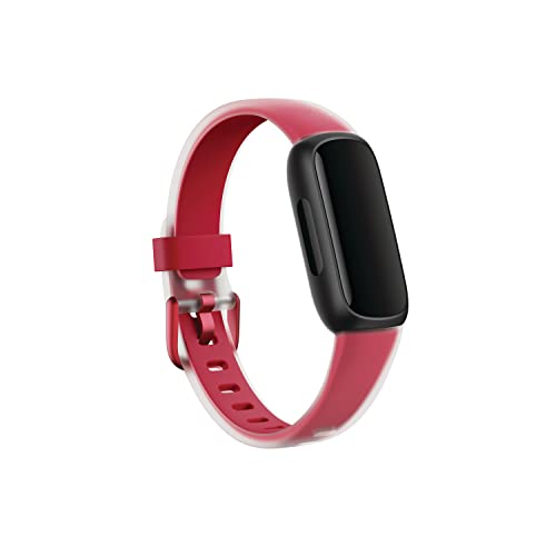 Fitbit Inspire 3,Translucent Band,Chili Pepper,Small