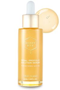 true island honey bee royal propolis serum | korean face serum for dry skin & sensitive skin | hydrating serum for face skin care | korean essence for face beauty serum (pack of 1, 1.35 fl. oz)