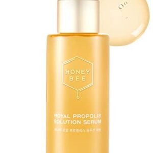 TRUE ISLAND Honey Bee Royal Propolis Serum | Korean Face Serum for Dry Skin & Sensitive Skin | Hydrating Serum for Face Skin Care | Korean Essence for Face Beauty Serum (Pack of 1, 1.35 Fl. oz)