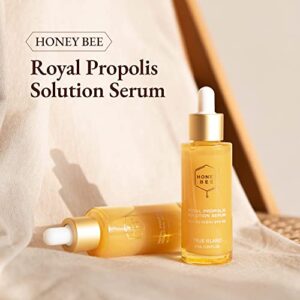 TRUE ISLAND Honey Bee Royal Propolis Serum | Korean Face Serum for Dry Skin & Sensitive Skin | Hydrating Serum for Face Skin Care | Korean Essence for Face Beauty Serum (Pack of 1, 1.35 Fl. oz)