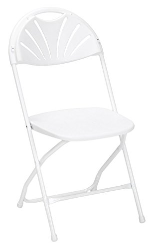 Cosco Folding Chair, 8 Pack, White