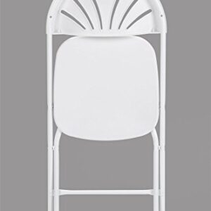 Cosco Folding Chair, 8 Pack, White