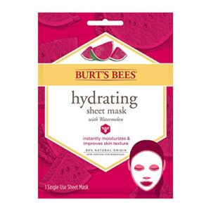 burt’s bees hydrating sheet mask with watermelon 1 pc
