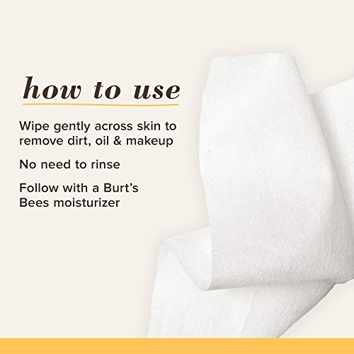 Burt's Bees Sensitive Facial Cleansing Towelettes with Cucumber and Mint - 30 Count