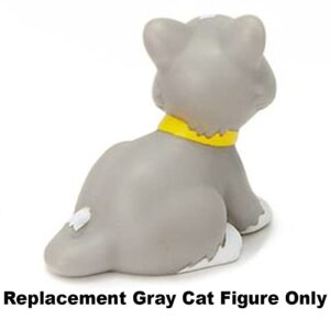 F-Price Replacement Part for Fisher-Price Little People Advent Calender GLK12 & DGF96 Replacement Gray Cat Figure