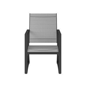 Cosco Outdoor Living Cosco Outdoor Furniture Dining Chairs, Light Gray