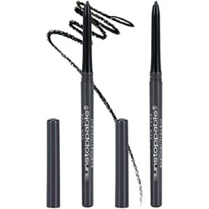 maybelline new york unstoppable mechanical eyeliner pencil dual pack, pewter, 0.02 oz, 2 count