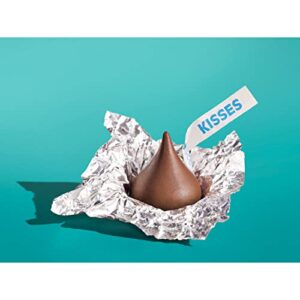 HERSHEY'S KISSES Milk Chocolate Silver Foil, Easter Candy Bulk Party Pack, 35.8 oz