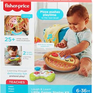 Fisher-Price Laugh & Learn Game and Pizza Party Gift Set of 2 toys with lights, music and learning content for baby and toddlers ages 6-36 months