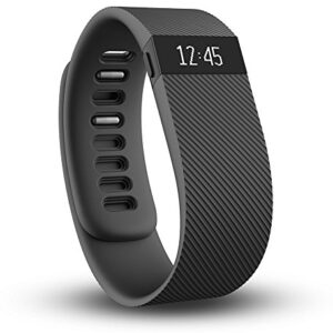 Fitbit Charge Wireless Activity Wristband, Black, Large (Renewed)