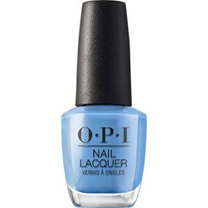 OPI Nail Lacquer, Rich Girls & Po-Boys, Blue Nail Polish, New Orleans Collection, 0.5 fl oz