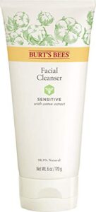 burt’s bees face cleanser for sensitive skin, 6 oz (package may vary)