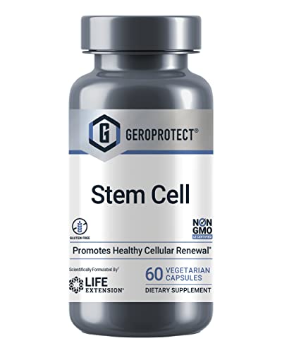 Life Extension GeroProtect Stem Cell - Healthy Cell Support Plant-Based Nutrients Formula Supplement for Anti-Aging & Longevity - Non-GMO, Gluten-Free, Vegetarian - 60 Capsules