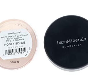 Bare Escentuals bareMinerals Multi-Tasking SPF 20 Concealer Honey Bisque Large Size 6g / .21 oz.