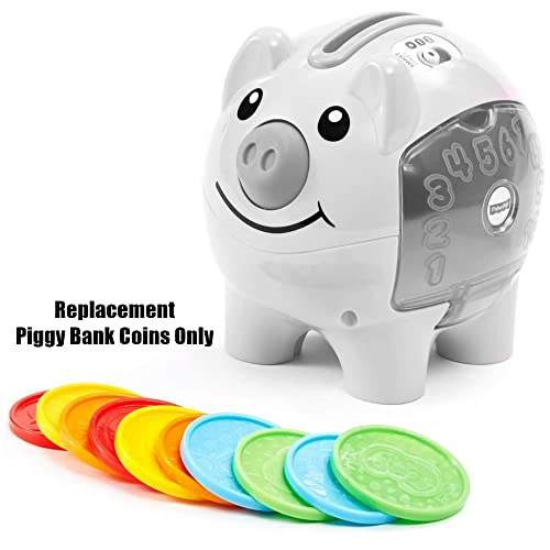 Replacement Parts for Fisher-Price Laugh and Learn ~ Laugh and Learn Smart Stages Piggy Bank - CDG67 ~ Replacement Piggy Bank Coins