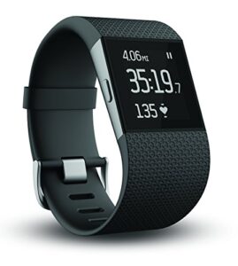fitbit surge fitness superwatch, black, small (us version) (renewed)