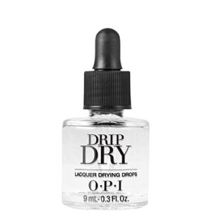 opi drip dry, nail lacquer drying drops, nail polish fast drying drops, 0.28 fl oz (pack of 1)