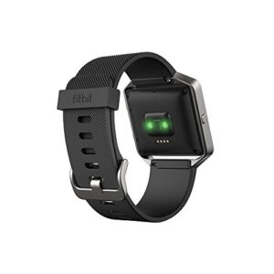 Fitbit Blaze Smart Fitness Watch,Time Display Black, Silver, Large (6.7 - 8.1 Inch)