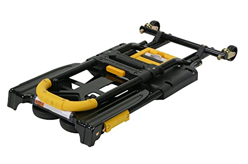 COSCO 12225YGB1E 2-in-1 Folding Hand Truck, 300 lb. Capacity, Multi-Position with Extendable Handle, Black/Yellow