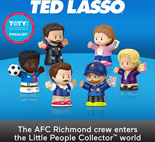 Little People Collector Ted Lasso Special Edition Set In Display Gift Box For Adults & Fans, 6 Figures