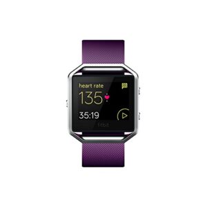 Fitbit Blaze Smart Fitness Watch, Plum, Large (Refurbished)