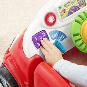 Fisher-Price Laugh & Learn Baby Activity Center Crawl Around Car With Music Lights And Smart Stages For Infants And Toddlers, Red [Amazon Exclusive]