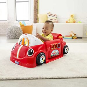 Fisher-Price Laugh & Learn Baby Activity Center Crawl Around Car With Music Lights And Smart Stages For Infants And Toddlers, Red [Amazon Exclusive]