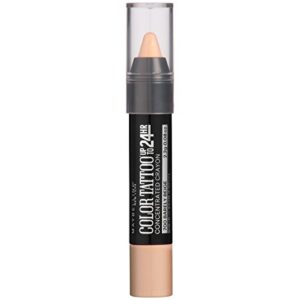 Maybelline Eyestudio ColorTattoo Concentrated Crayon,700 Barely Beige, 0.08 oz.