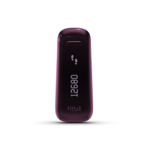 fitbit one wireless activity plus sleep tracker, burgundy