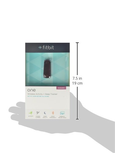 Fitbit One Wireless Activity Plus Sleep Tracker, Burgundy