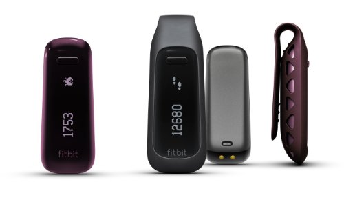 Fitbit One Wireless Activity Plus Sleep Tracker, Burgundy