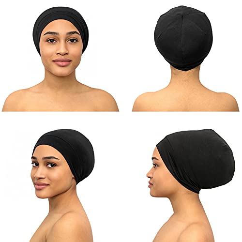 Silk Satin Bonnet Hair Cover Sleep Cap for Sleeping Beanie Hat Adjustable Stay On Headwear Lined Natural Nurse Cap for Women