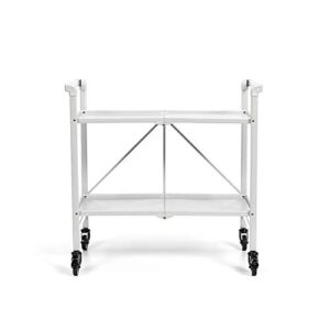Cosco Indoor/Outdoor Serving Cart, Folding, White