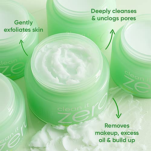 BANILA CO Clean It Zero Pore Clarifying Cleansing Balm Makeup Remover, Balm to Oil, Double Cleanse, Acne Face Wash,100ml