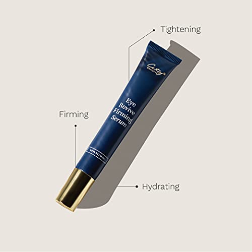 City Beauty Eye Revive Firming Serum - Anti-Aging Eye Treatment - Firm, Tighten, & Hydrate - Natural Solution For Sagging Skin & Under-Eye Wrinkles - Cruelty-Free Skin Care