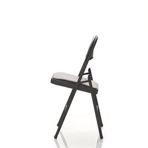 cosco vinyl seat chair black