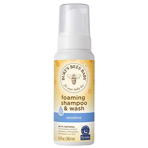 Burt's Bees-Baby Foaming Shampoo & Wash, Sensitive, 8.4 Fl Oz