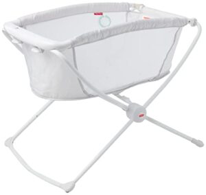 fisher-price rock with me bassinet color scoops, travel baby crib with rocking motion