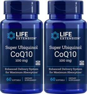 super ubiquinol coq10 100 mg, 60 softgels-pack-2