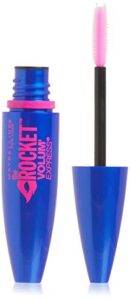 maybelline new york volum’ express the rocket washable mascara, blackest black, 3 fl oz, 1 count