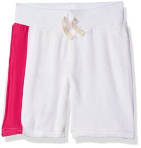 burt’s bees baby baby girls’ striped board shorts (baby) – cloud – 3-6 months