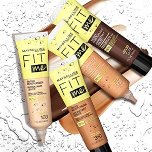 Maybelline Fit Me Tinted Moisturizer, Natural Coverage, Face Makeup, 118, 1 Count