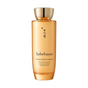 sulwhasoo concentrated ginseng renewing water: antioxidant-rich toner to hydrate, and visibly soften lines & wrinkles, 5.07 fl. oz.