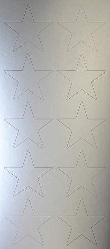 Cosco Papers Silver Star Certificate Seal, 30 Count (2019019)