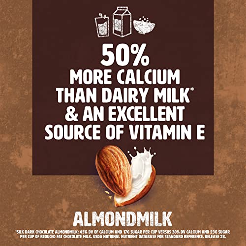 Silk Organic Original Almond Milk, 8 Fl Oz (pack of 18)
