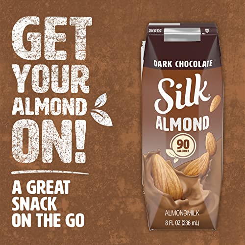 Silk Organic Original Almond Milk, 8 Fl Oz (pack of 18)