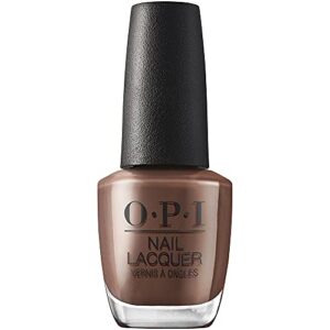 OPI Nail Lacquer, Cliffside Karaoke, Brown Nail Polish, Malibu '21 Collection