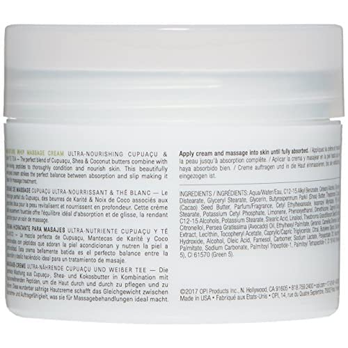 OPI ProSpa, Moisture Whip Massage Cream, 8 fl oz