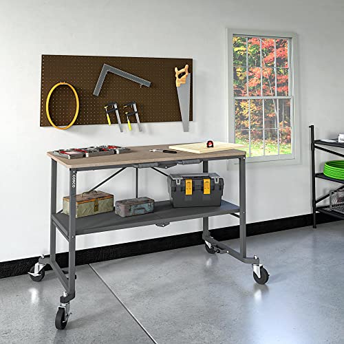 COSCO 66721DKG1E Folding Workbench and Table, Dark Gray