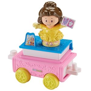 fisher-price little people disney princess, parade belle & chip’s float